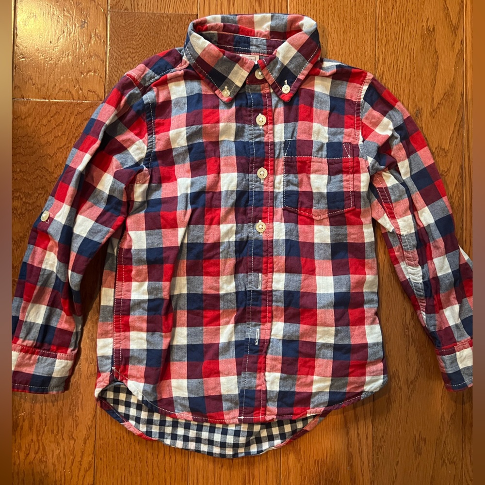 Gap baby Plaid Kids Shirt - Red, Blue, White like new